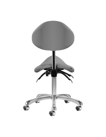 Sgabello cosmetico Giovanni 1004 grigio