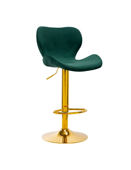 4Rico Bar Hocker QS-B15 verde velluto