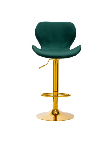 4Rico Bar Hocker QS-B15 verde velluto