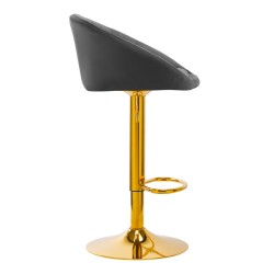 4Rico Bar Hocker QS-B16G grigio velluto 2