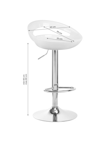 4Rico Bar Hocker QS-B01 bianco