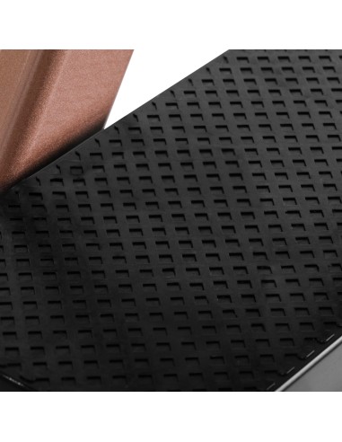 Sedia da trucco Alu oro rosa