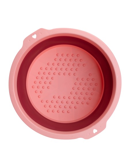 Vaschetta pieghevole per pedicure rosa