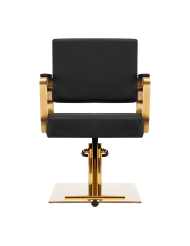 Sedia da parrucchiere Gabbiano Avila oro nero