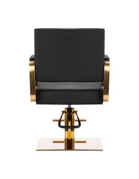 Sedia da parrucchiere Gabbiano Avila oro nero