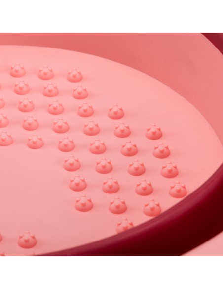 Vaschetta pieghevole per pedicure rosa