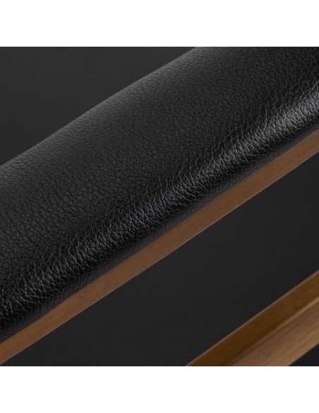 Sedia da parrucchiere Gabbiano Avila oro nero