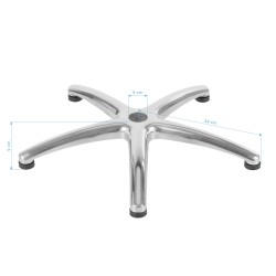 Base per sedia da barbiere a croce L008