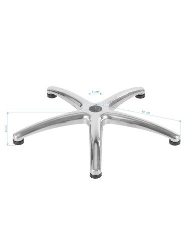 Base per sedia da barbiere a croce L008
