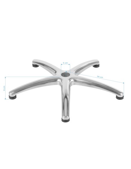 Base per sedia da barbiere a croce L008