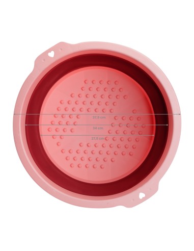 Vaschetta pieghevole per pedicure rosa