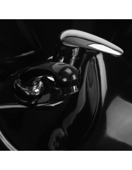 Gabbiano lavabo per parrucchieri Lyon nero