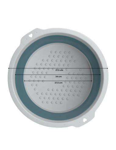 Vaschetta pieghevole per pedicure blu