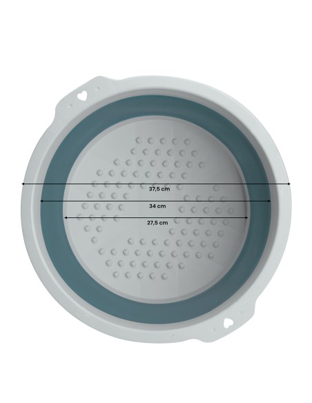 Vaschetta pieghevole per pedicure blu