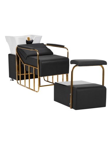 Gabbiano Mayka lavatesta per parrucchieri oro nero