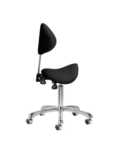 Sgabello cosmetico Giovanni 1004 nero