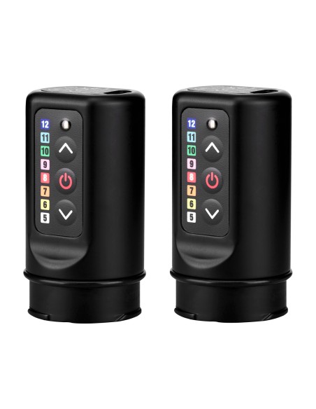 FK Irons Exo Black Ops tattoo machine + 2 powerbolts - corsa 2,5 mm