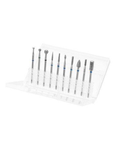 Set di frese diamantate 10 pezzi.