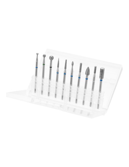 Set di frese diamantate 10 pezzi.