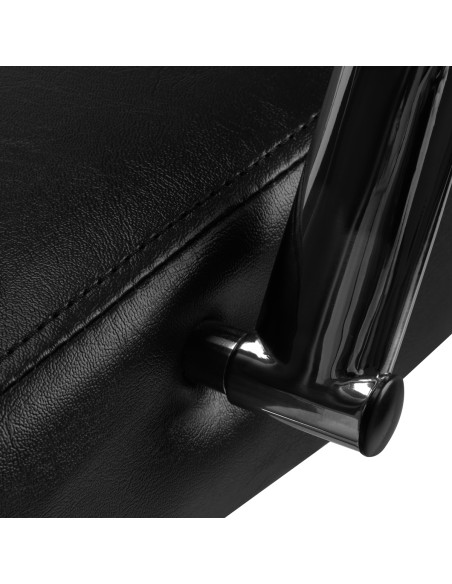 Poltrona da parrucchiere Gabbiano Dallas nero