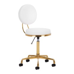 Sgabello cosmetico H5 oro bianco
