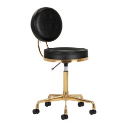 Sgabello cosmetico H5 oro nero
