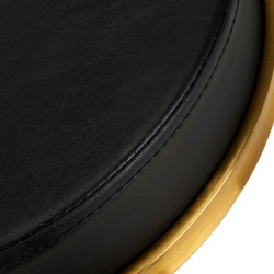 Sgabello cosmetico H4 oro nero 2