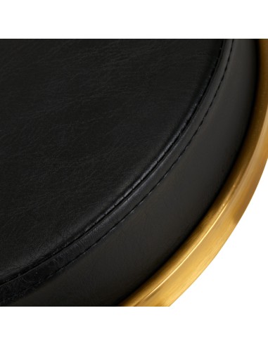 Sgabello cosmetico H4 oro nero