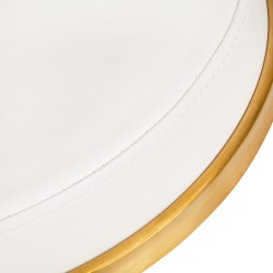 Sgabello cosmetico H4 oro bianco 2