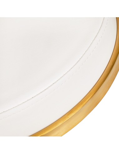 Sgabello cosmetico H4 oro bianco