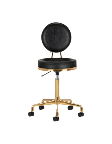 Sgabello cosmetico H5 oro nero