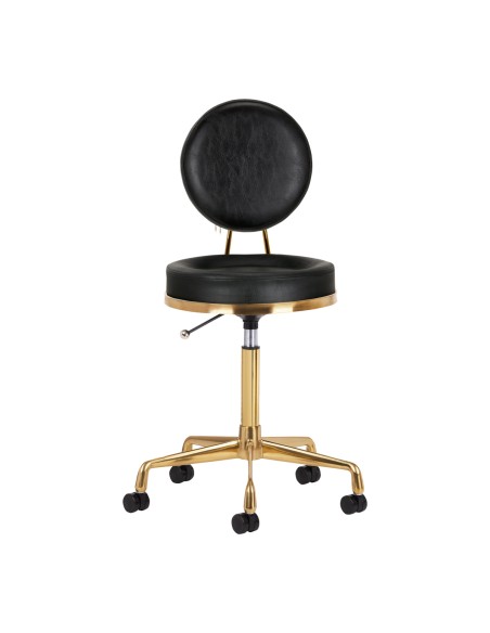Sgabello cosmetico H5 oro nero