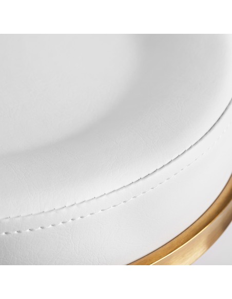 Sgabello cosmetico H5 oro bianco