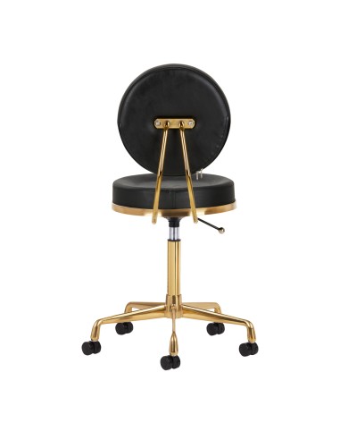 Sgabello cosmetico H5 oro nero