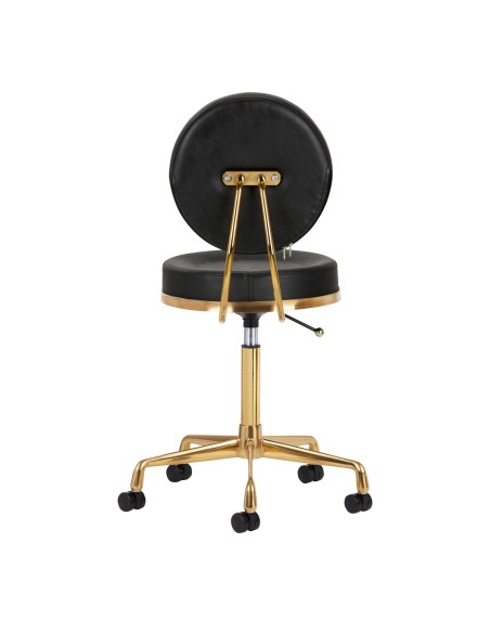 Sgabello cosmetico H5 oro nero