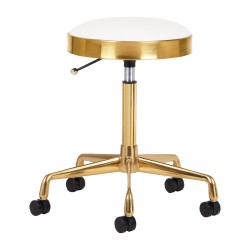 Sgabello cosmetico H7 oro bianco