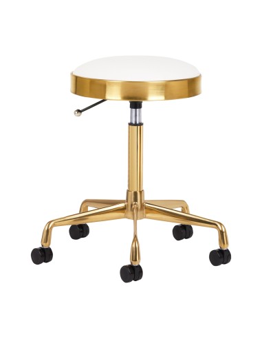 Sgabello cosmetico H7 oro bianco