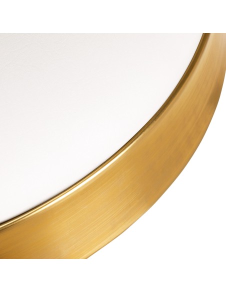 Sgabello cosmetico H7 oro bianco