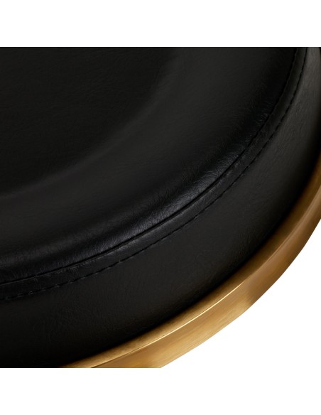 Sgabello cosmetico H5 oro nero
