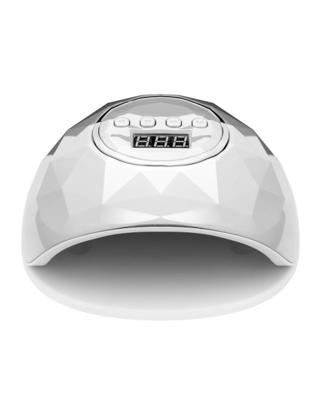 Lampada UV LED bianco/argento perlato lucido da 86W