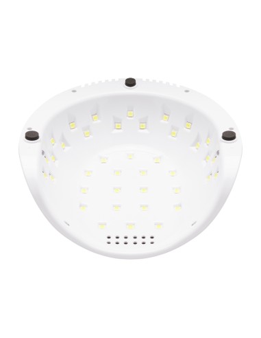 Lampada UV LED bianco/argento perlato lucido da...