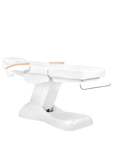 Poltrona cosmetica Lux elettrica bianca riscaldata