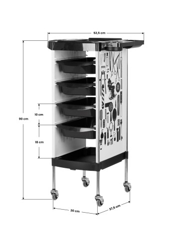 Gabbiano aiuto parrucchiere X11-9 grafica bianca