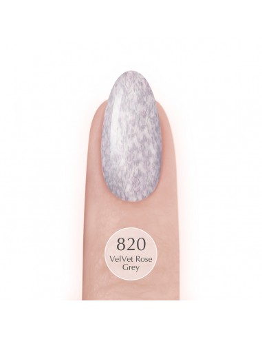 820 Smalto semipermanente UV LaQ VelVet Rose Grey 8ml