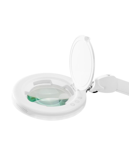 Lampada d'ingrandimento a led Glow 8021 per tavolo colore luce reg.