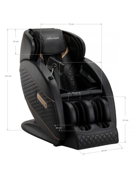 Sedia da massaggio Sakura Standard 801 nero