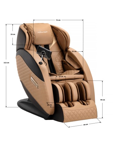 Sedia da massaggio Sakura Standard 801 marrone