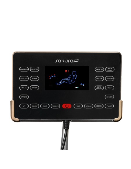 Poltrona massaggiante Sakura Luxury 808 nero-beige