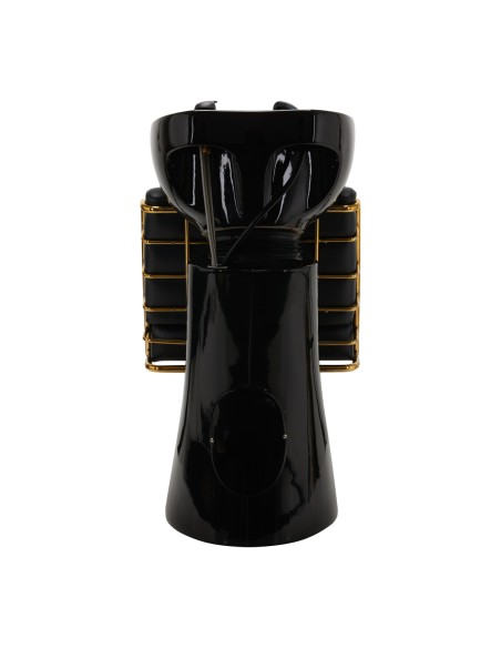 Lavandino per parrucchiere Gabbiano oro-nero Prato