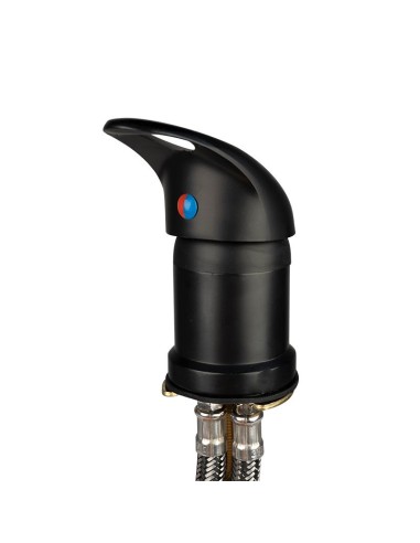 Rubinetto per salone da parrucchiere nero S04